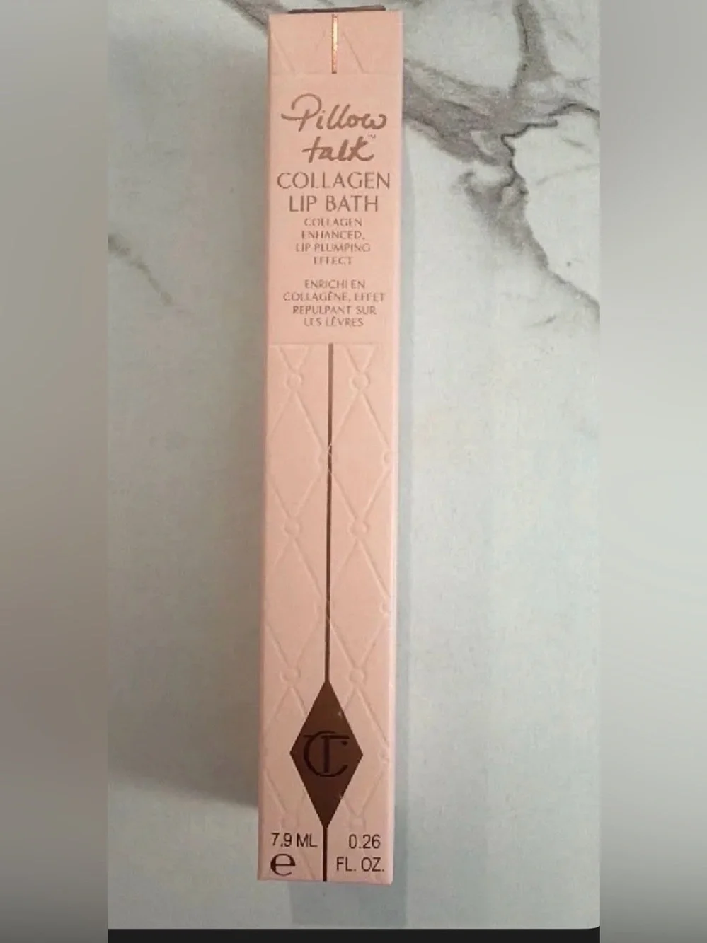 Charlotte Tilbury Collagen Lip Bath in Soft Pink Packaging